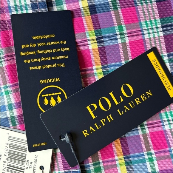 NEW Polo Ralph Lauren Classic Fit Performance Plaid LS Shirt Multicolor Men's M - Picture 10 of 13
